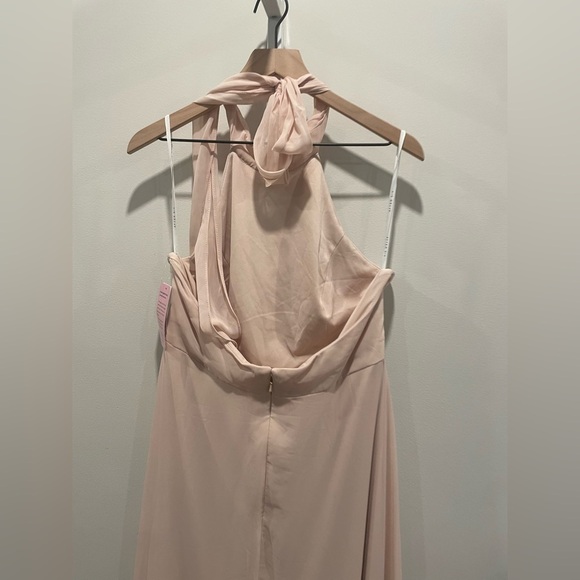 After Six High Neck Halter Backless Maxi‎ Dress Size 16 - Picture 8 of 11